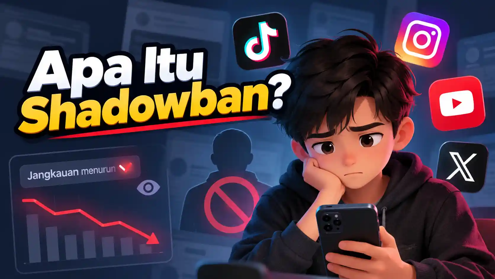 Apa Itu Shadowban? Kenali Pengertian, Penyebab, Dampak, dan Cara Mengatasinya